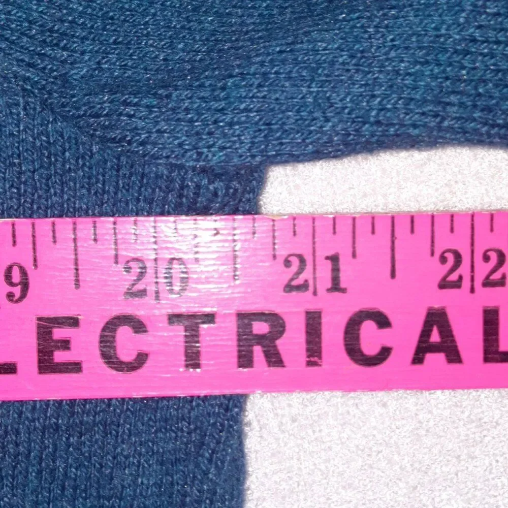 Old Navy Blue Tunic Lightweight Sweater Side Slits Soft Knit Layering, XL - Picture 7 of 10